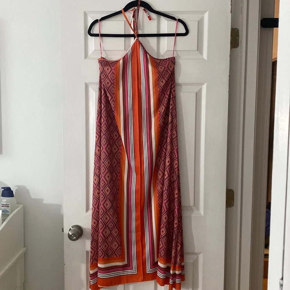 NWT PRINTED MIDI DRESS - Picture 1 of 5